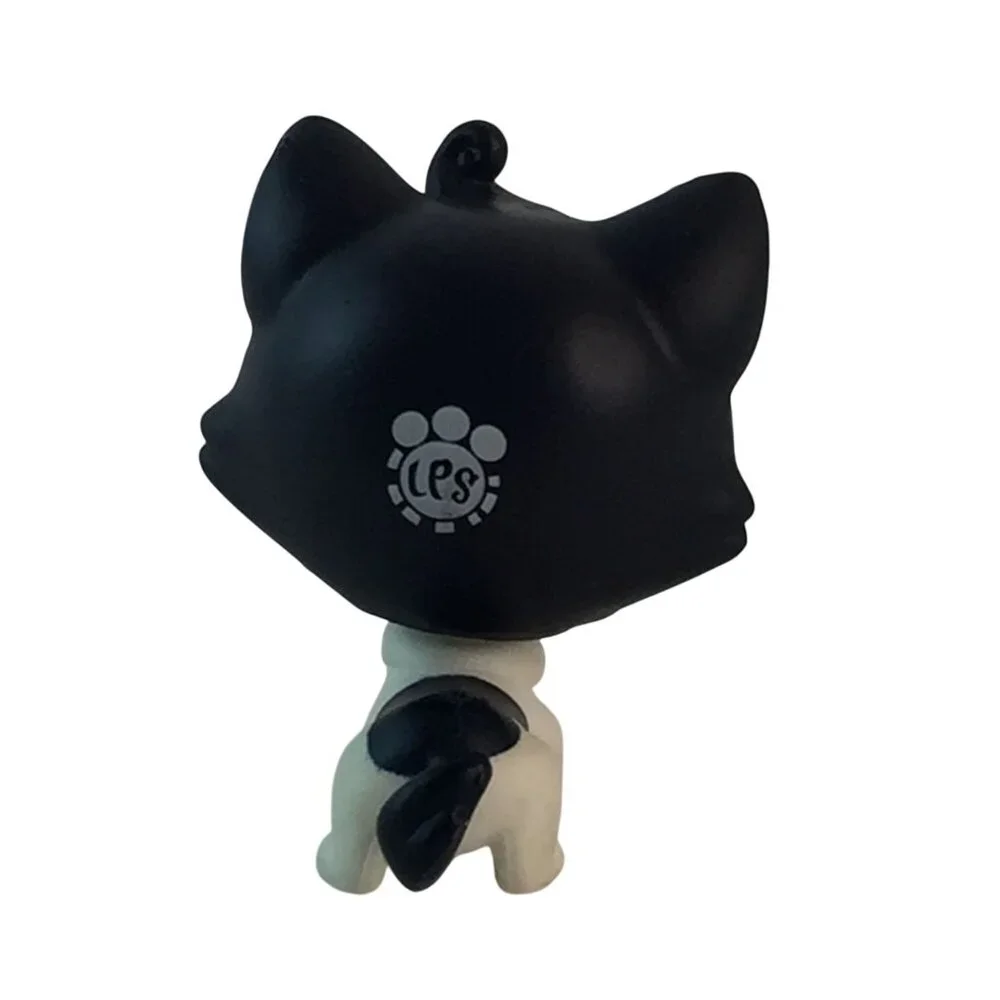 Littlest Pet Shop LPS #319 Glossy Felinsky Cat #320 Inkwell Felinsky Kitten - Picture 9 of 11